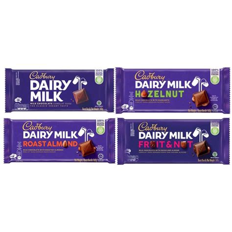 Cadbury G Classic Fruit And Nuts Roast Almond Hazelnut Black