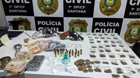 Em Santana Polícia Civil Prende Dois Integrantes De Organização