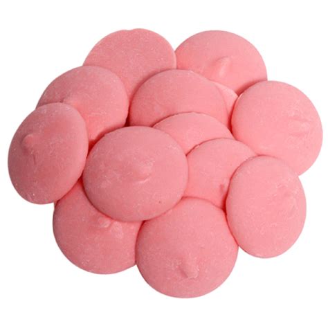 Chocomaker Pink Vanilla Flavored Candy Wafers 12oz 340g Gluten Free