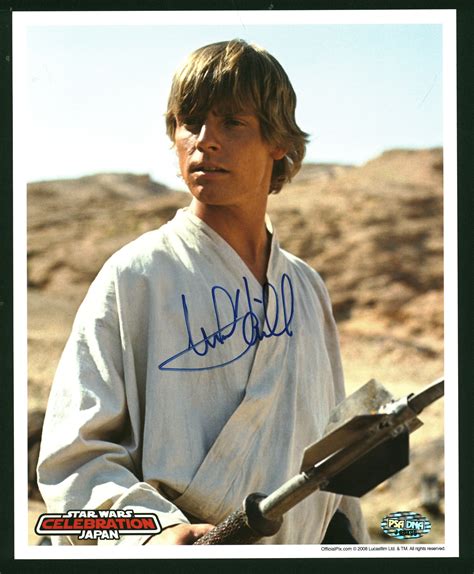 Lot Detail Star Wars Mark Hamill Signed 8 X 10 Star Wars