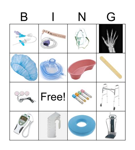 Hospital Bingo 3 Bingo Card