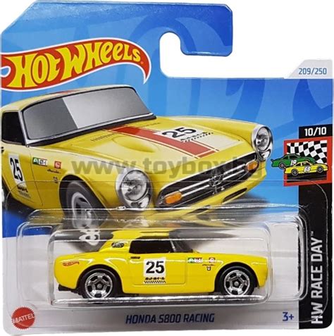 Метални колички Hot Wheels Honda S800 Racing