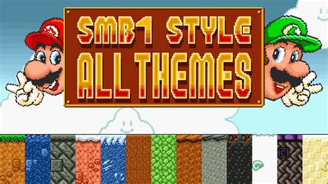 All Level Themes In Smb1 Smas Super Mario Construct Youtube