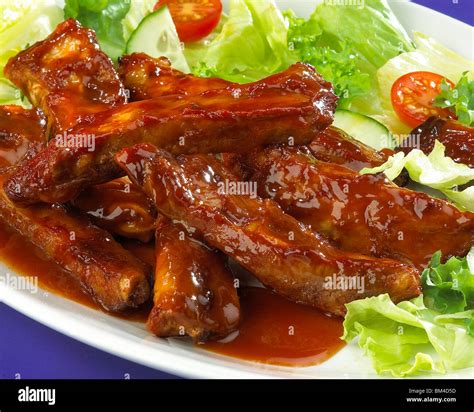 Barbequed Spare Ribs Hi Res Stock Photography And Images Alamy