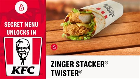 Checkout Basket Kfc Secret Menu Zinger Stacker Twister Youtube