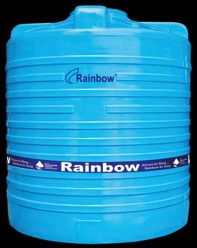 Rainbow 2000 LTR Blue 3 Layer Roto Mould Tank At 4 5 Litre In