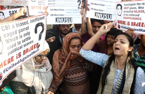 JNU Students Demonstration Shehla Rashid Shora