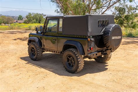 Sleek Land Rover Defender Tdi Engine Removable Soft Top