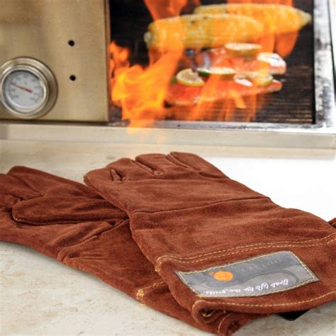 Leather Grilling Gloves Grilling Gift for Men Father's - Etsy