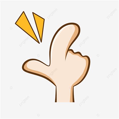 Cartoon Snapping Finger Png Vector Psd And Clipart With Transparent