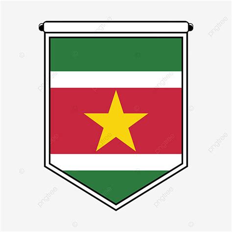 Vector De Bandera Suriname Con Fondo Transparente Png Suriname