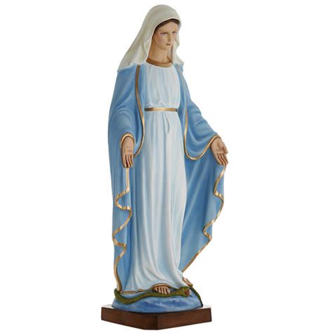 Statue Maria Immaculata Fiberglas 100 Cm Online Verfauf Auf Holyart