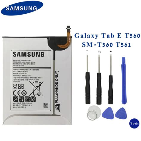 SAMSUNG Original Tablet Battery EB BT561ABE For Samsung GALAXY Tab E