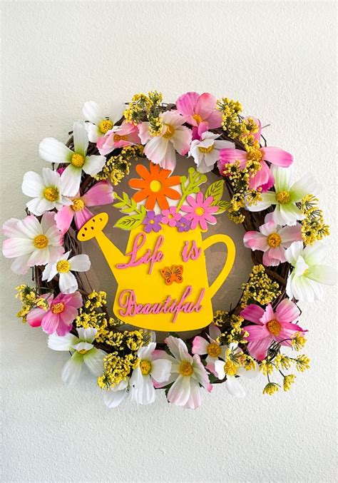 20 Amazing DIY Spring Wreaths DIYCraftsGuru