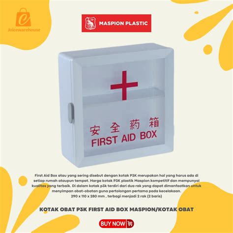 Jual Kotak Obat P K First Aid Box Maspion Kotak Obat Penyimpanan Obat