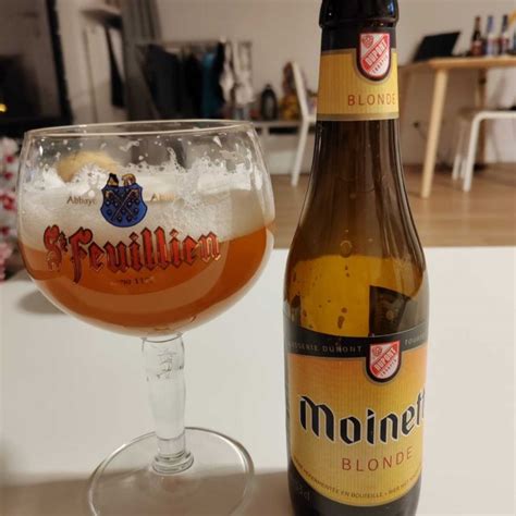 Moinette Blonde 2021 Brasserie Dupont Untappd
