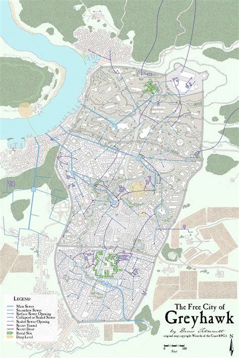 Maldins Greyhawk The City Of Greyhawk Fantasy City Map City Dnd