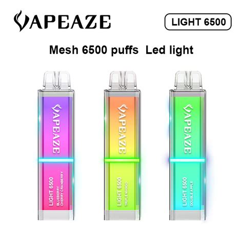 Vapeaze Disposable Vape Pen 6500 Puffs Crystal PRO Max Puff Bar China