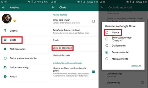 C Mo Desactivar La Copia De Seguridad Autom Tica De Whatsapp