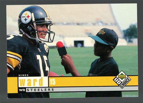 HINES WARD 1998 UD Choice RC 400 Rookie Card Steelers Georgia Upper