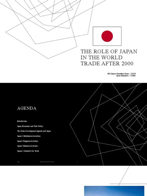 Japan's Continued Commitment to Global Trade: An Analysis of Japan's ...