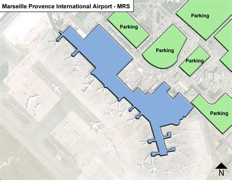 Marseille Airport Map