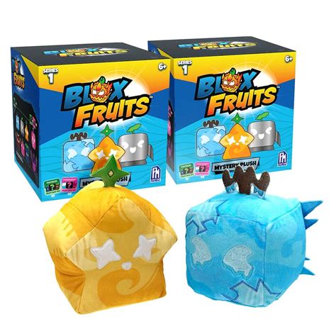 Phatmojo Blox Fruits Mystery Fruit Collectible Plush 2 Pack 4 Tall