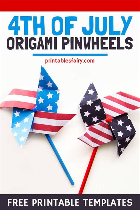 4th Of July Pinwheels Origami Craft Artofit