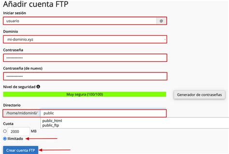 C Mo Crear Modificar O Eliminar Un Usuario Ftp Desde Cpanel