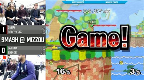 Smash Mizzou Ssbm Deepz Bobby Frizz Vs La Luna Shinobi