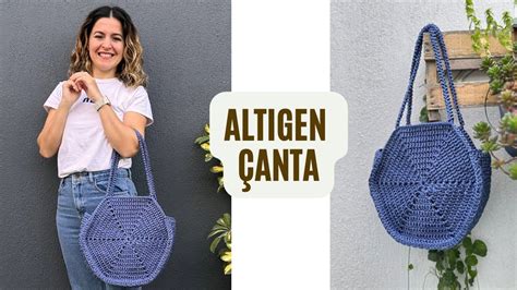 B R G Nde Altigen Anta Yapiyoruz Crochetbag Youtube