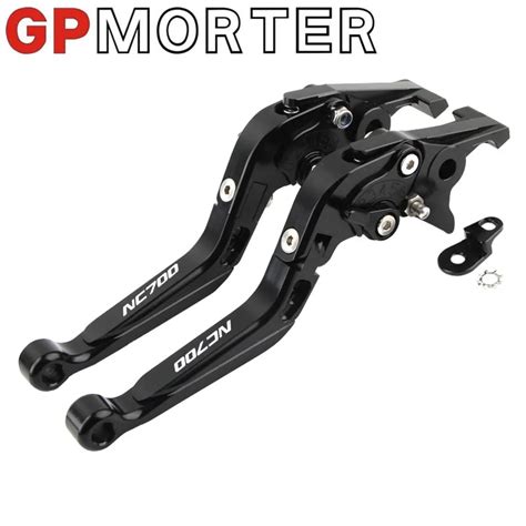 Motorcycle Cnc Adjustable Folding Brake Clutch Levers Handle Grip With