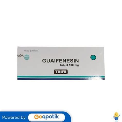 Jual Guaifenesin Trifa 100 Mg Box 100 Tablet Shopee Indonesia