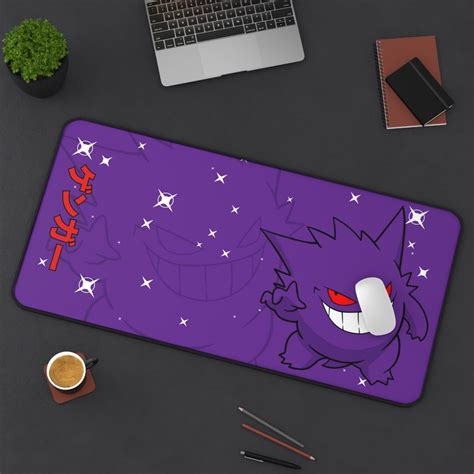 Gengar Desk Mat Pokemon Desk Mat Pokemon Mouse Pad Computer Etsy Canada