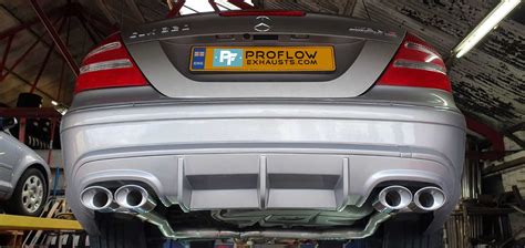 Mercedes CLK Custom Exhaust Dual Exit Built From Stainless Steel 7