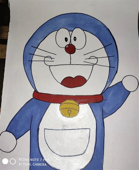 How to draw a Doraemon Step by Step