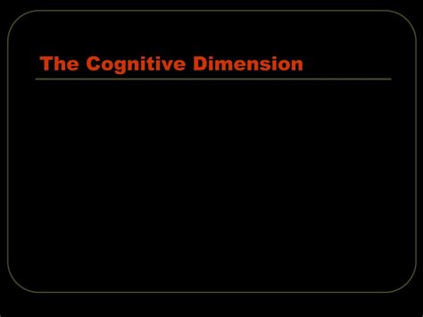 Ppt Cognitive Social And Psychological Dimensions Of Corrective