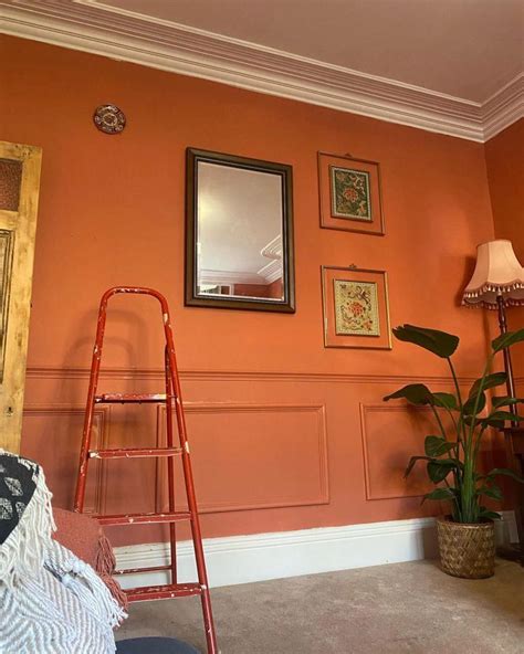 Dulux Blood Orange Orange Bedroom Walls Living Room Orange Orange