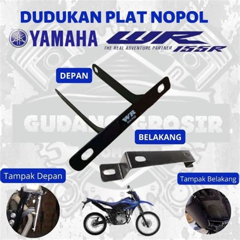 Dudukan Pangkon Brecket Plat Nomor Crf Klx Yamaha Wr Lazada Indonesia