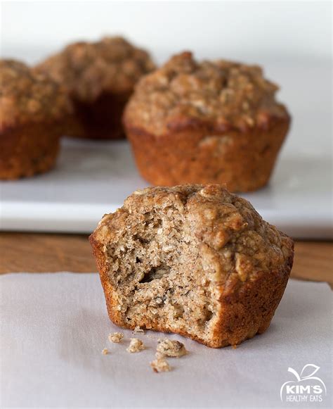 Healthy Banana Muffins Kims Healthy Eats