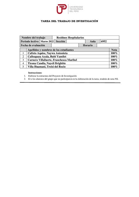 Semana 13 Individuo Y Medio Ambiente TAREA DEL TRABAJO DE