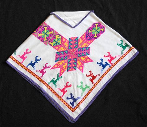 Quechquemitl Cape Mexico Huichol Jalisco Embroidery Flickr