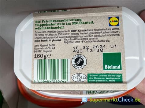 Milbona Bio Frischk Se Zubereitung Paprika Tomate Preis Angebote