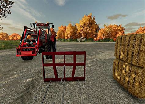 Home Made Bale Fork V1000 Fs25 Fs22 Mod