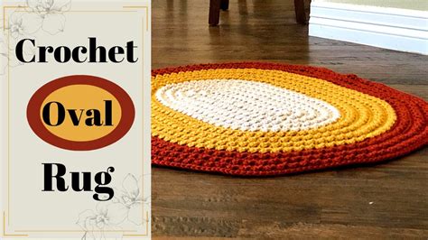 How To Crochet A Rug/ Oval Rug/ Cable Stitch/ Intermediate Level ...