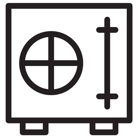 Safe Box Vector SVG Icon SVG Repo