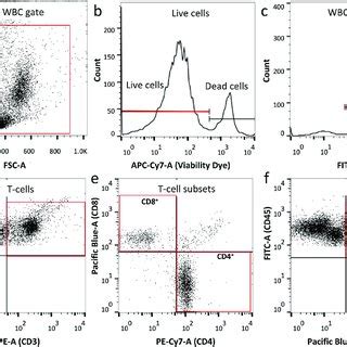 Gating Strategy For T B Cells And CD4 CD3 T Cell Subsets In Blood