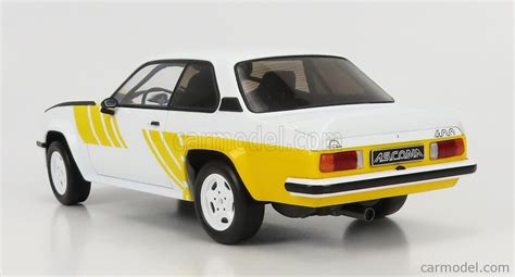 IXO MODELS 18C MC127 22 Scale 1 18 OPEL ASCONA B 400 1982 WHITE YELLOW