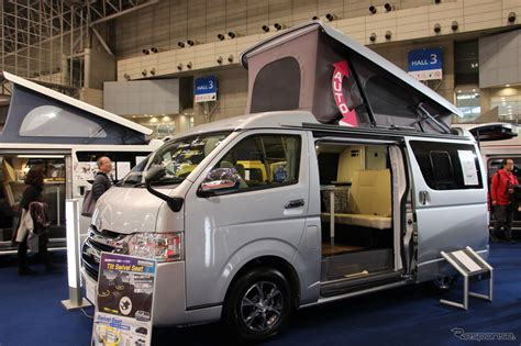 180度回転する運転席のn Box軽キャンパー、ホワイトハウスが初展示ジャパンキャンピングカーショー2018 1枚目の写真・画像