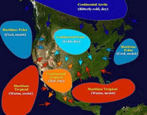 Facts About Air Masses Fact File